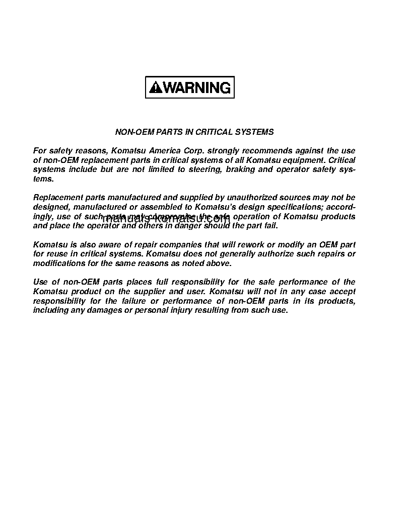 Protected: HD1500-7(USA)-W/ SSA16V159 S/N A30109-A30110 Operation manual (English)