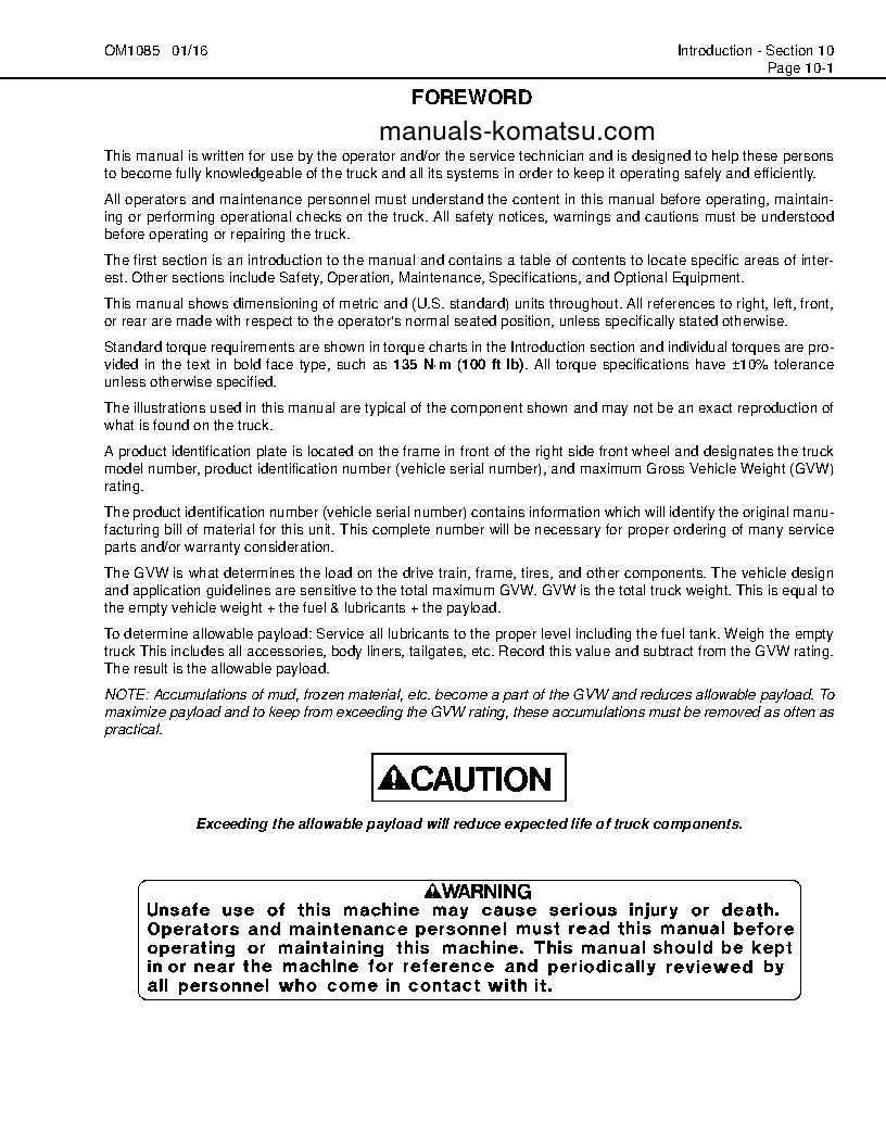 Protected: HD1500-7(USA)-W/ SSA16V159 S/N A30109-A30110 Operation manual (English)