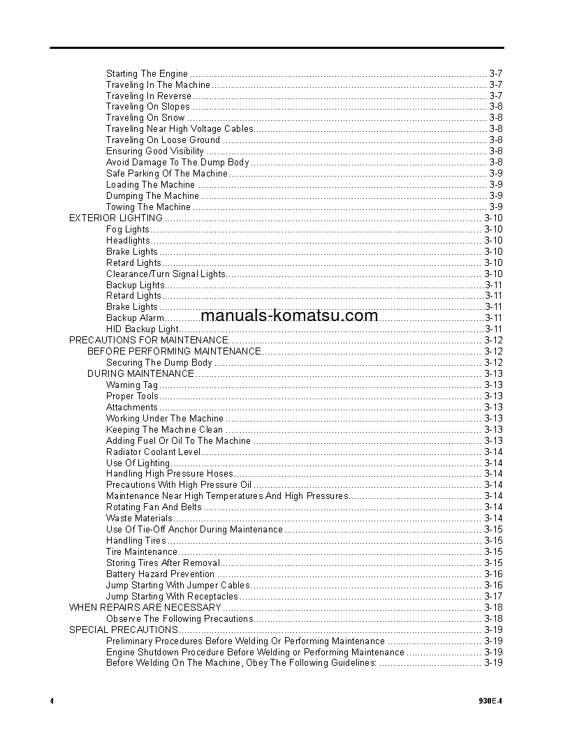 Protected: 930E-4(USA) S/N A31693-A31697 Operation manual (English)