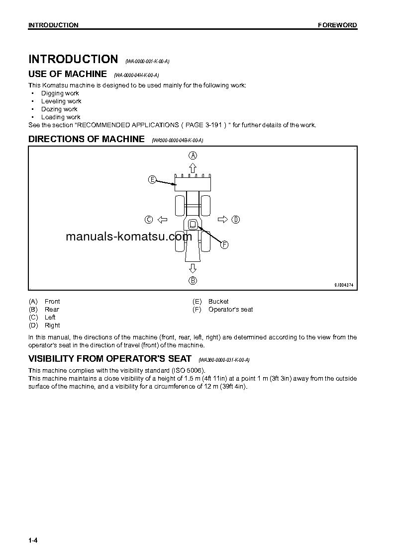 Protected: WA270-7(USA) S/N A27001-UP Operation manual (English)