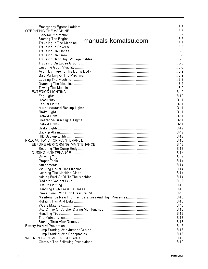 Protected: 960E-2(USA)-KT S/N A50028-A50088 Operation manual (English)
