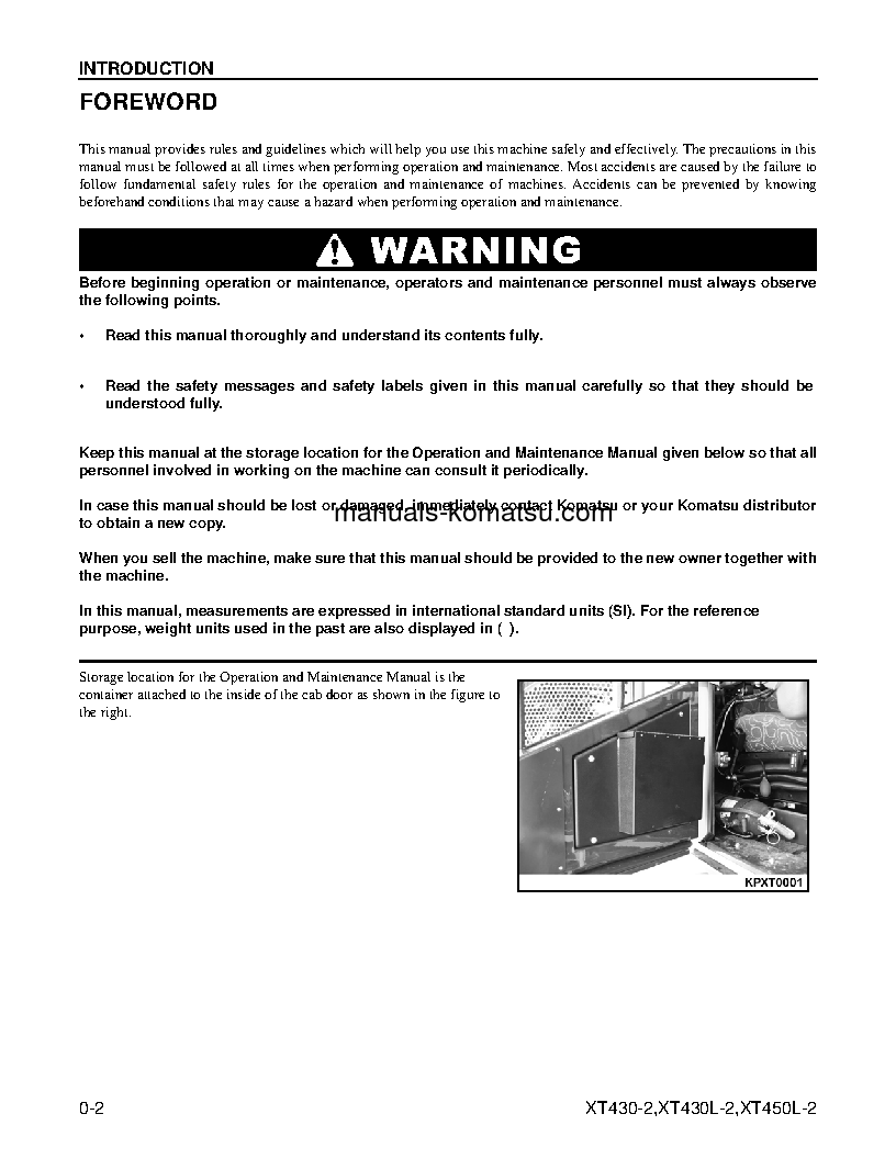 Protected: XT450L-2(USA) S/N A4053 Operation manual (English)