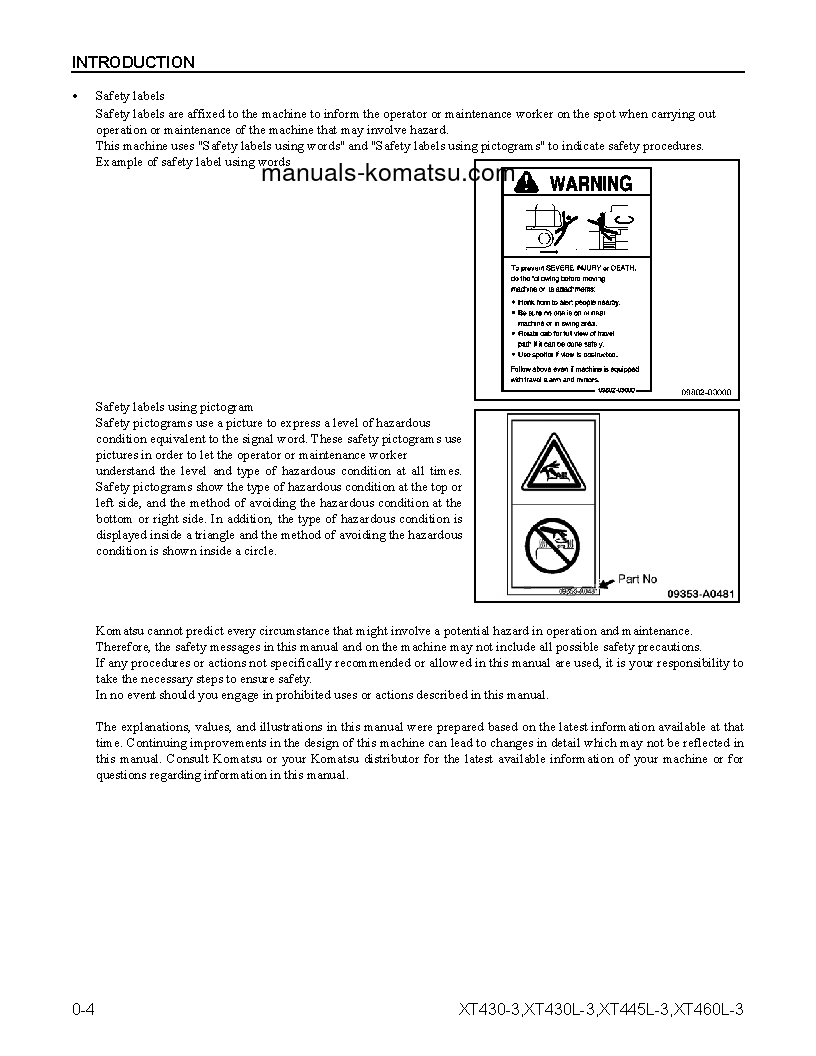 Protected: XT430-3(USA) S/N A1101-UP Operation manual (English)