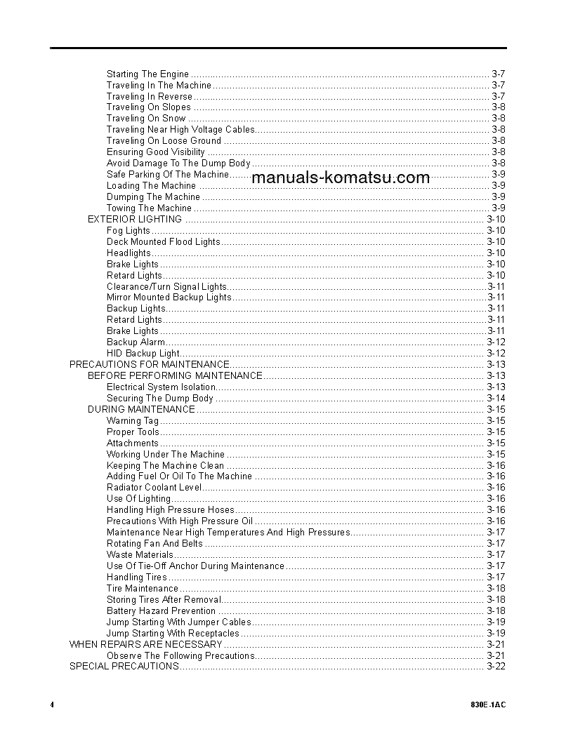 Protected: 830E-1(USA)-AC S/N A40962-UP Operation manual (English)