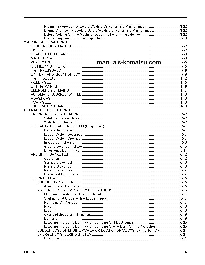 Protected: 830E-1(USA)-AC S/N A40962-UP Operation manual (English)