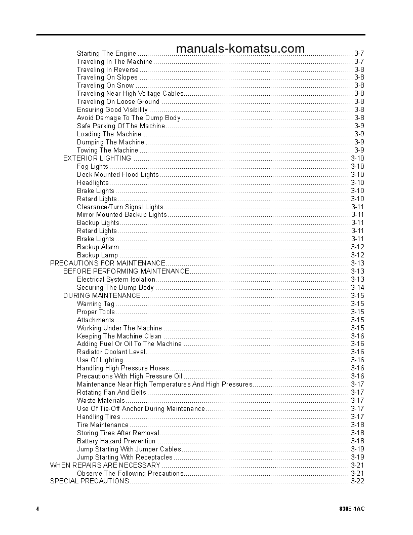 Protected: 830E-1(USA)-AC S/N A40962-A40992 Operation manual (English)