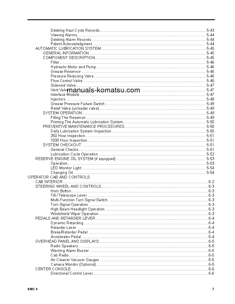 Protected: 930E-4(USA) S/N A31832-A31869 Operation manual (English)