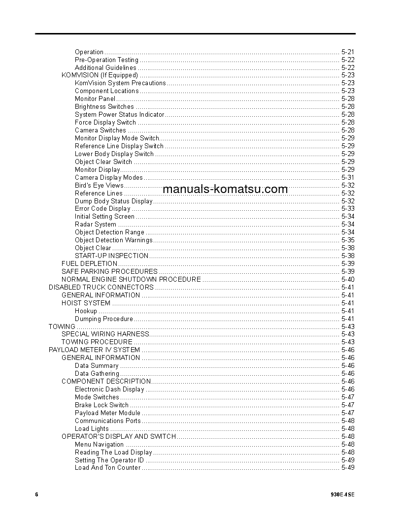 Protected: 930E-4(USA)-SE S/N A31875-UP Operation manual (English)