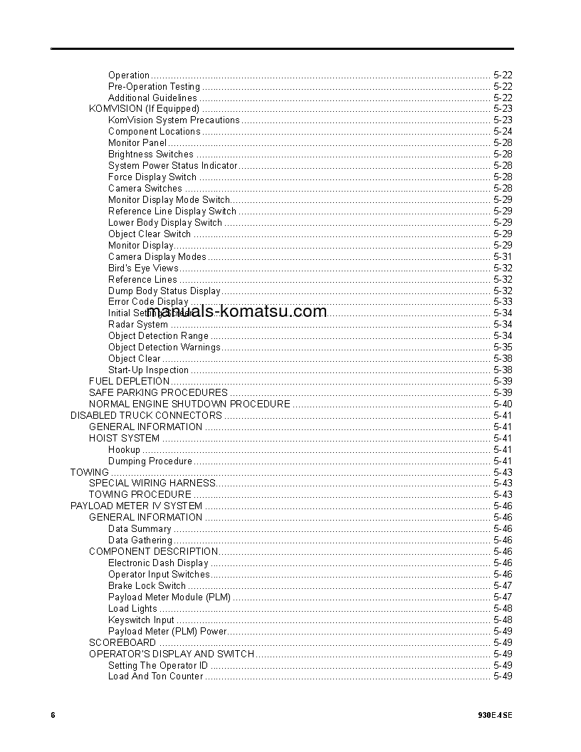 Protected: 930E-4(USA)-SE S/N A31875-A31927 Operation manual (English)