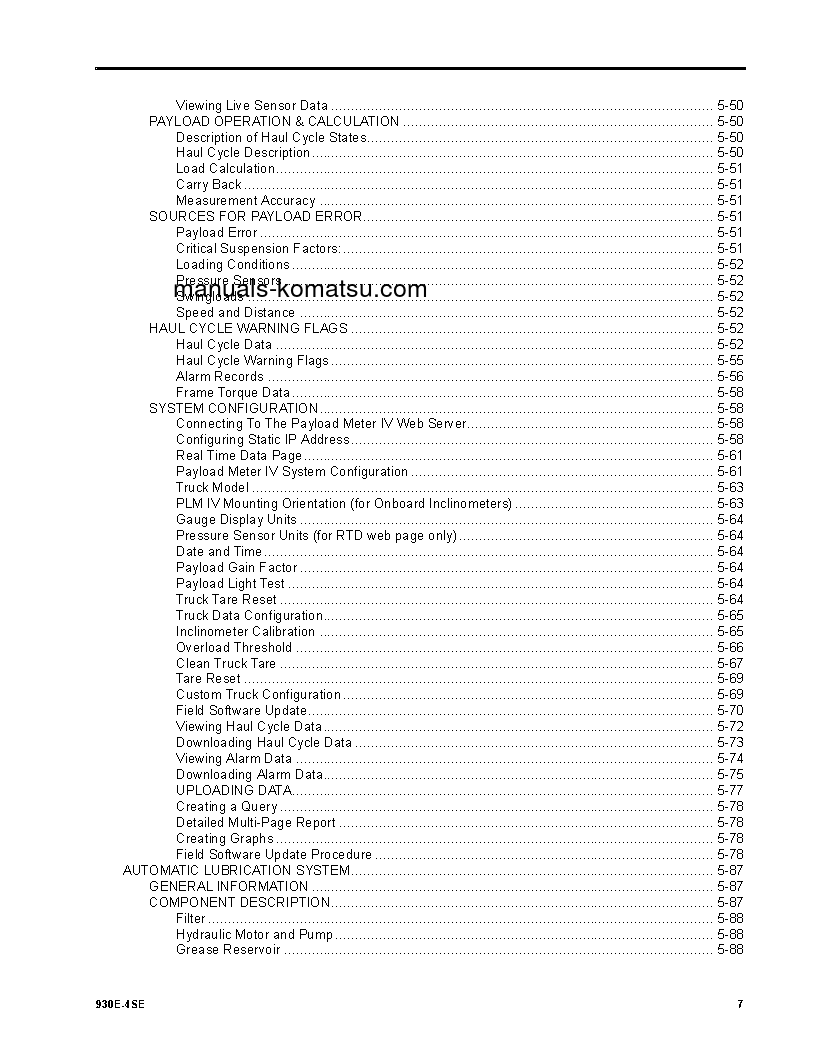 Protected: 930E-4(USA)-SE S/N A31875-A31927 Operation manual (English)