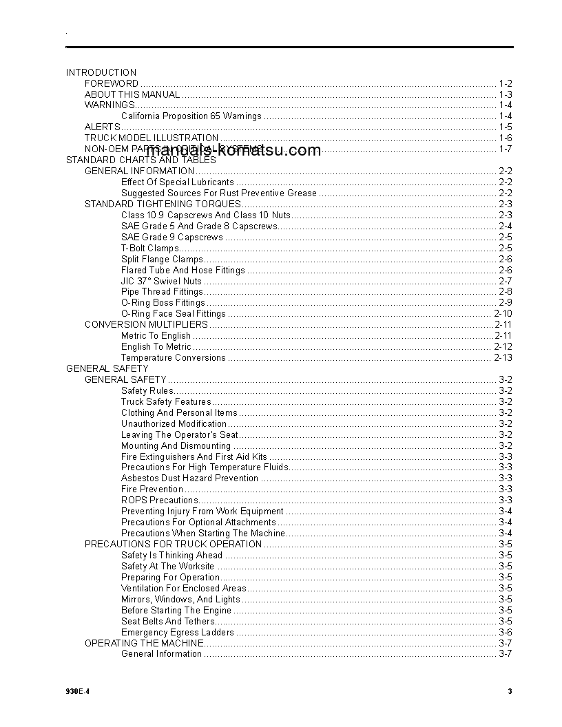 Protected: 930E-4(USA) S/N A31892-UP Operation manual (English)