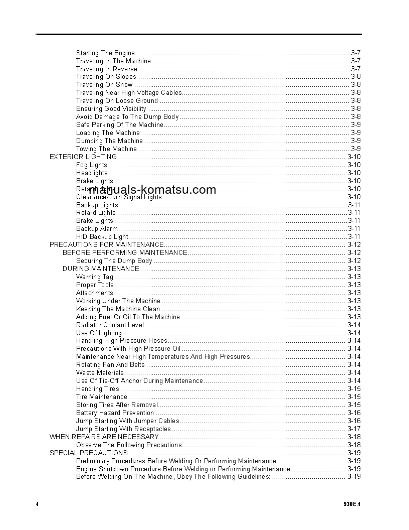 Protected: 930E-4(USA) S/N A31892-UP Operation manual (English)