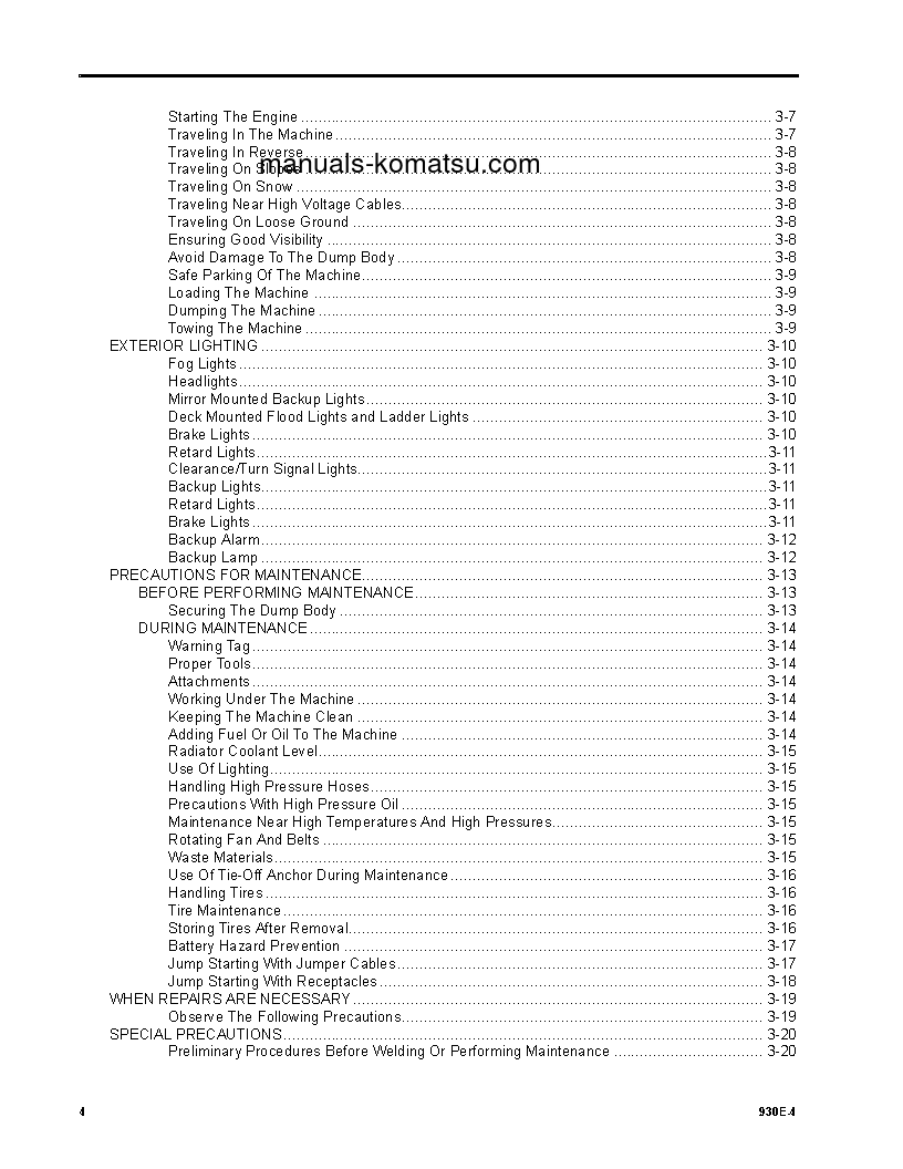Protected: 930E-4(USA) S/N A31892-A31935 Operation manual (English)