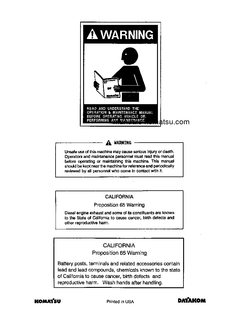 Protected: WA380-8(USA) S/N A74001-UP Operation manual (English)