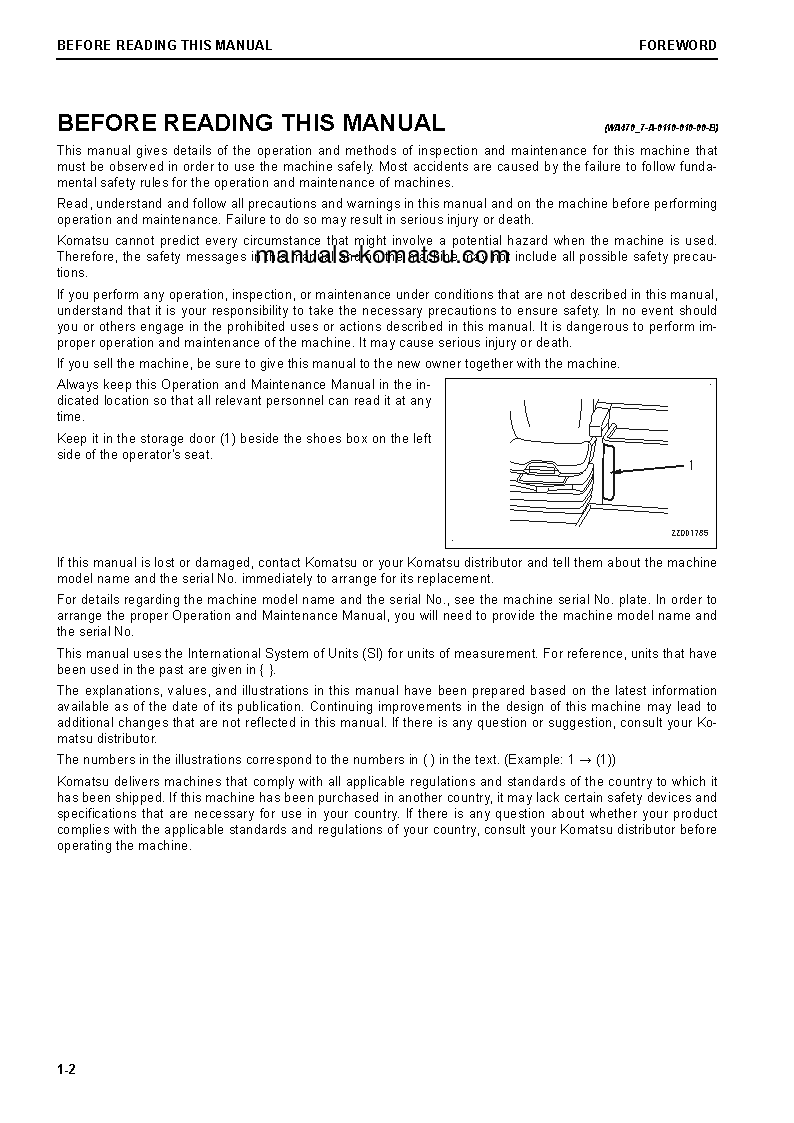 Protected: WA380-8(USA) S/N A74001-UP Operation manual (English)