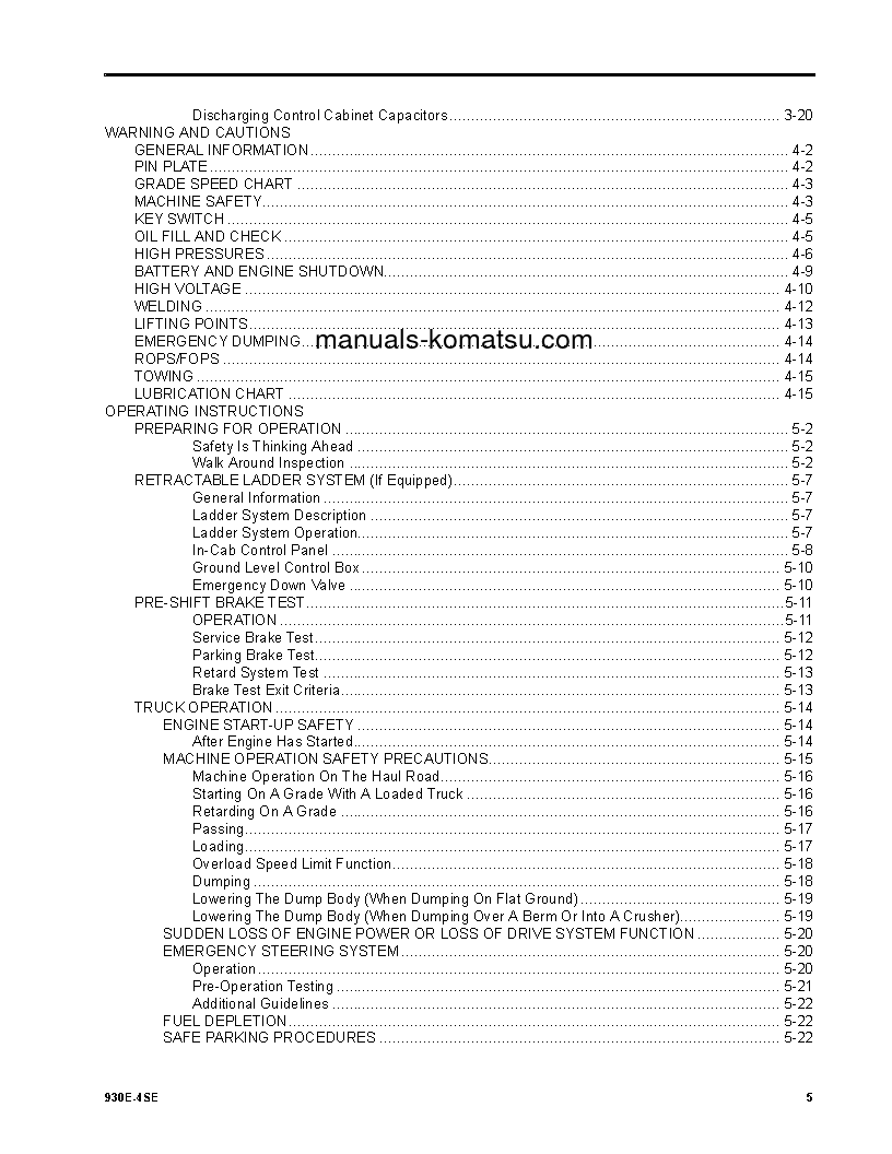 Protected: 930E-4(USA)-SE S/N A31828-A31874 Operation manual (English)
