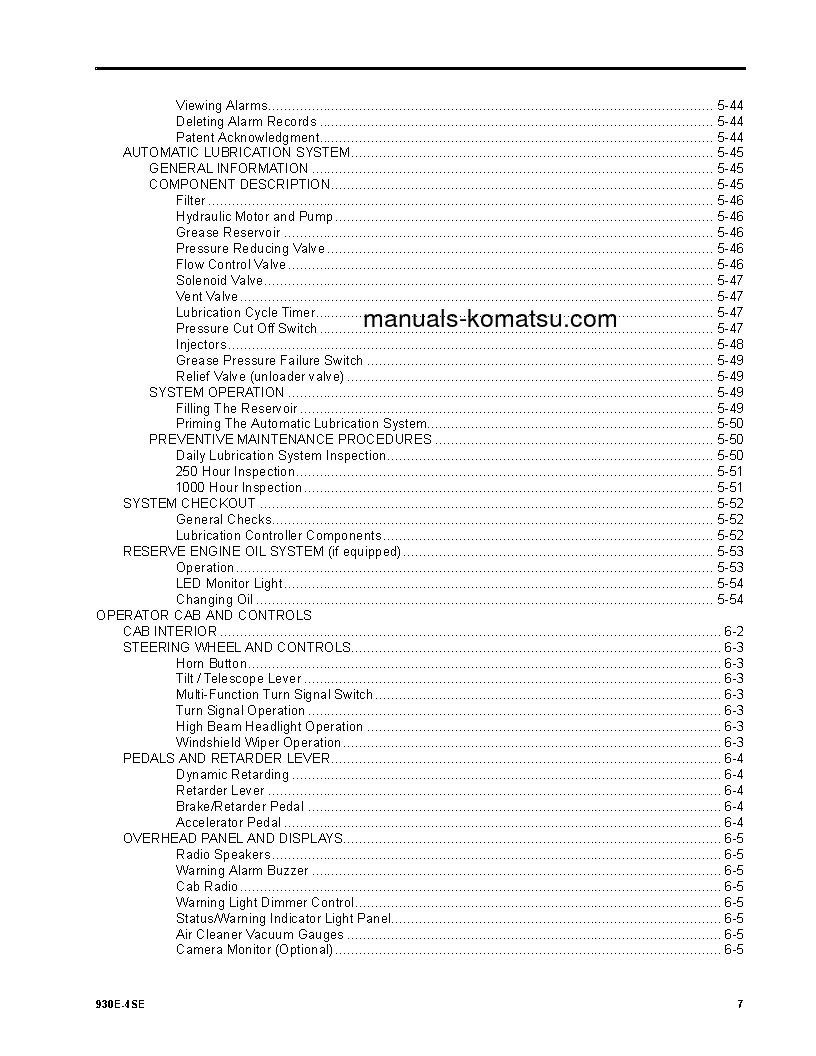 Protected: 930E-4(USA)-SE S/N A31828-A31874 Operation manual (English)