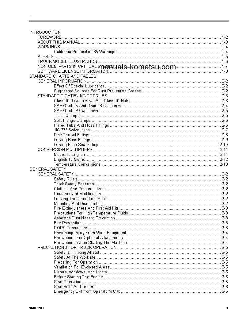 Protected: 960E-2(USA)-KT S/N A50089-UP Operation manual (English)