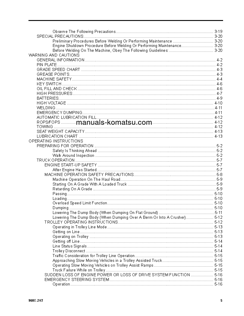 Protected: 960E-2(USA)-KT S/N A50089-UP Operation manual (English)