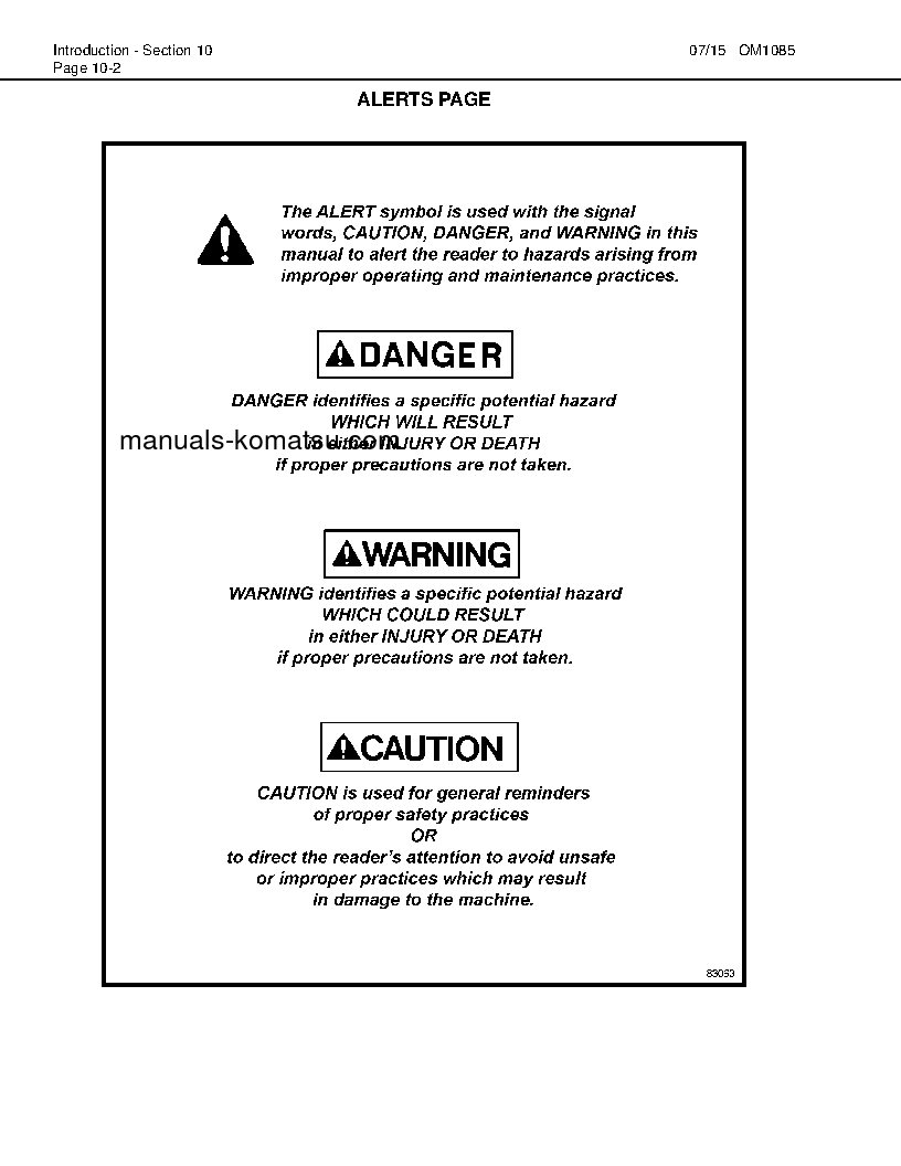 Protected: HD1500-7(USA)-W/ SSA16V159 S/N A40115-UP Operation manual (English)