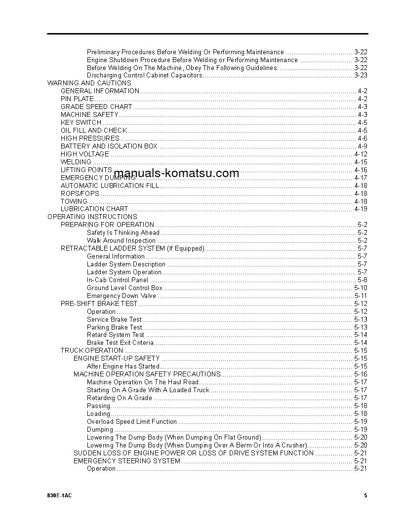 Protected: 830E-1(USA)-AC S/N A40993-UP Operation manual (English)
