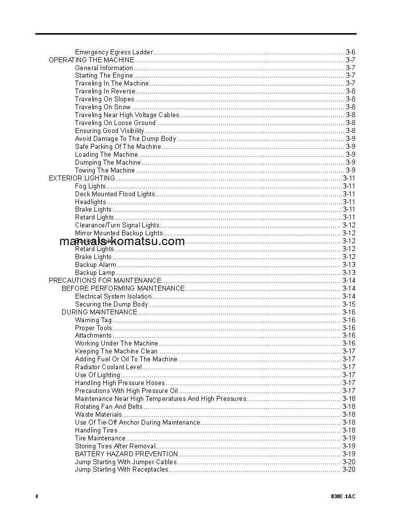 Protected: 830E-1(USA)-AC S/N A40996-UP Operation manual (English)