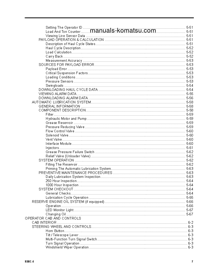 Protected: 930E-4(USA) S/N A31936-UP Operation manual (English)
