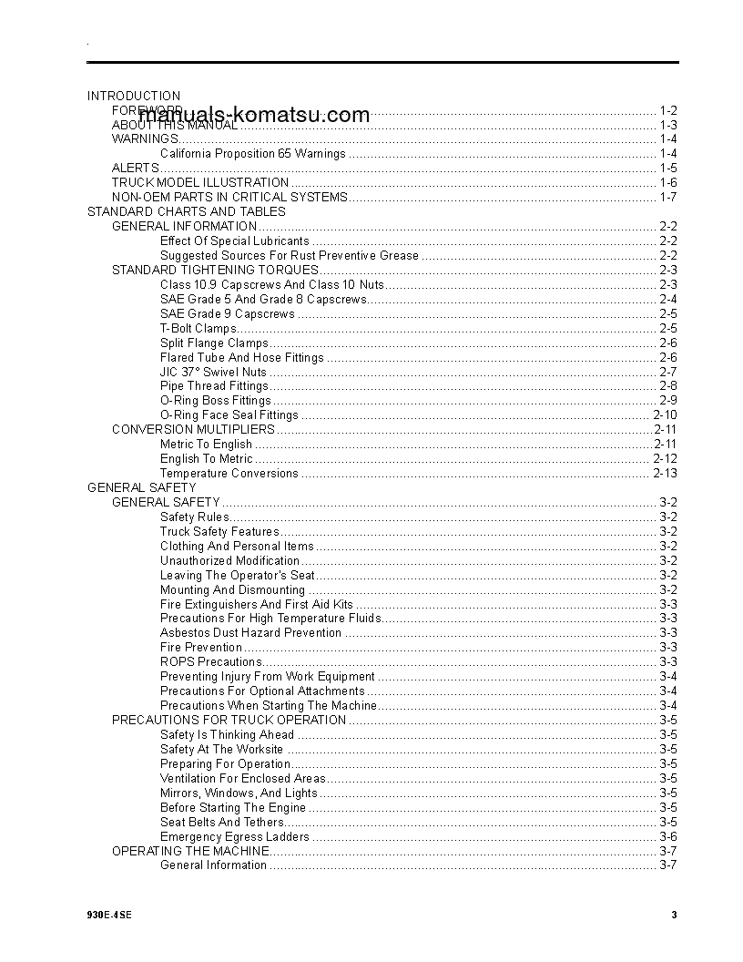 Protected: 930E-4(USA)-SE S/N A31937-UP Operation manual (English)