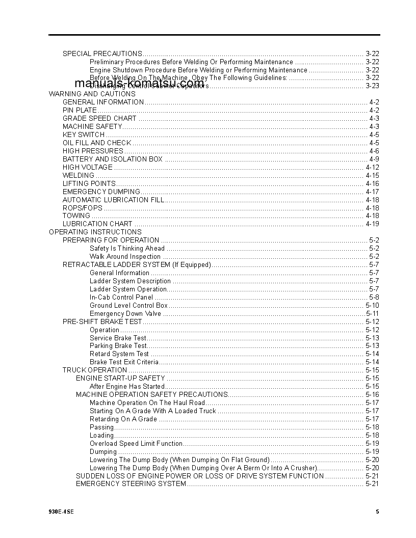 Protected: 930E-4(USA)-SE S/N A31937-UP Operation manual (English)