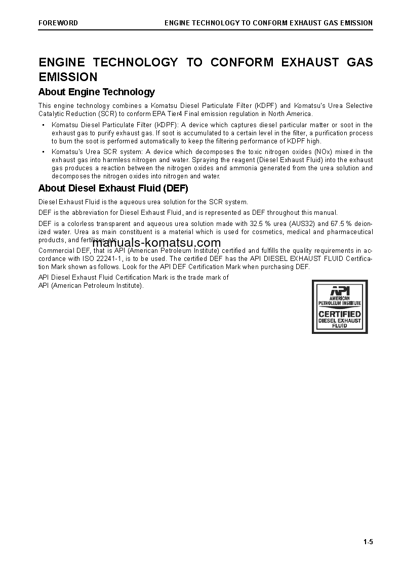 Protected: WA270-8(USA) S/N A28001-UP Operation manual (English)