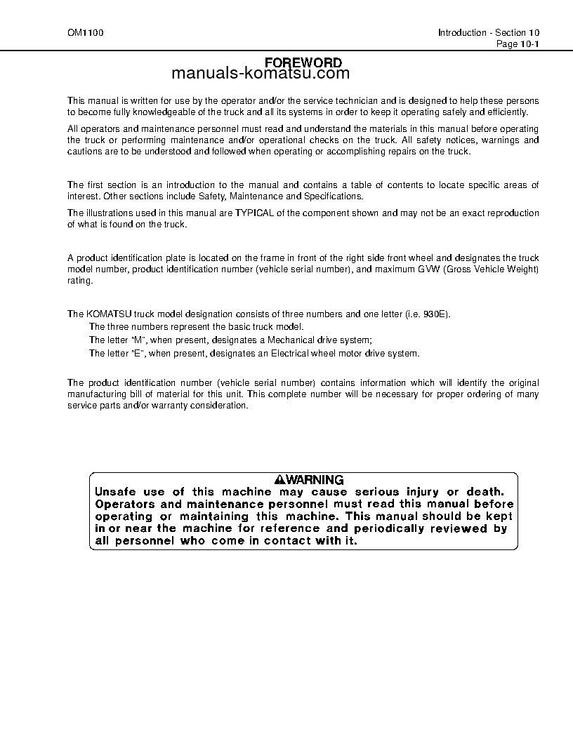 Protected: 930E-4(USA) S/N A31879-UP Operation manual (English)