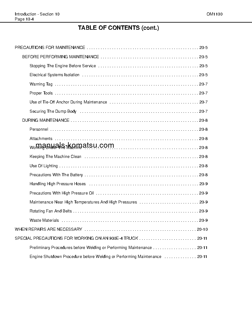Protected: 930E-4(USA) S/N A31879-UP Operation manual (English)