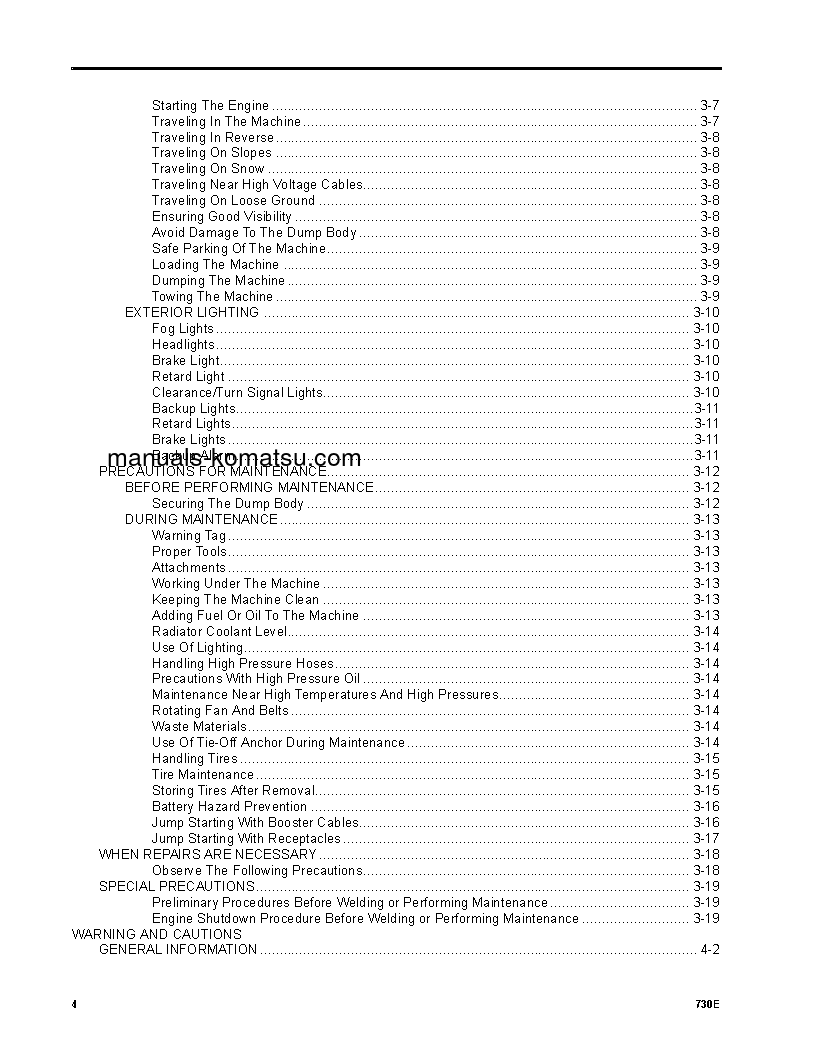 Protected: 730E(USA) S/N A30681-A30685 Operation manual (English)