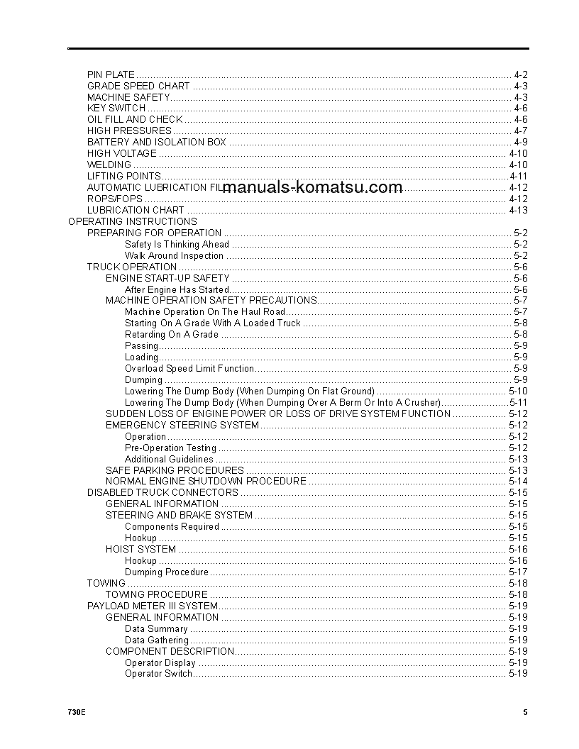 Protected: 730E(USA) S/N A30681-A30685 Operation manual (English)