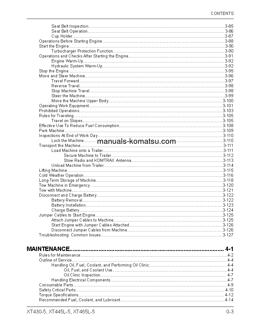 Protected: XT430-5(USA) S/N A60002-UP Operation manual (English)