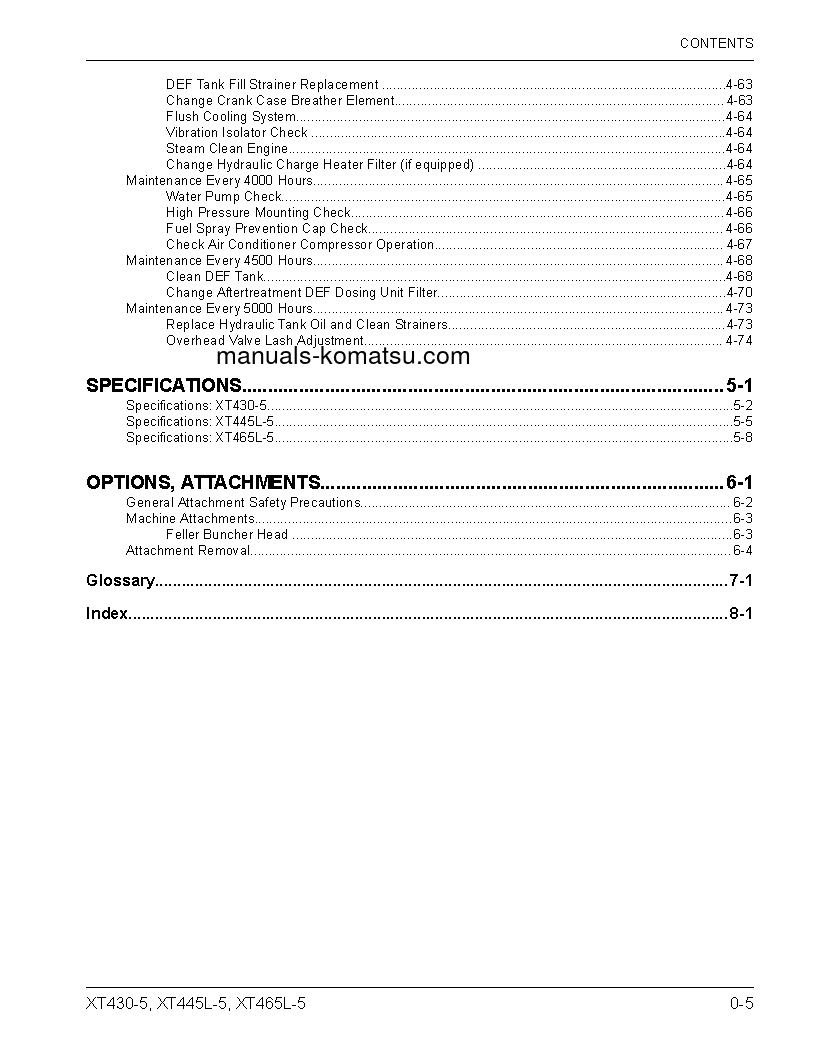 Protected: XT430-5(USA) S/N A60002-UP Operation manual (English)