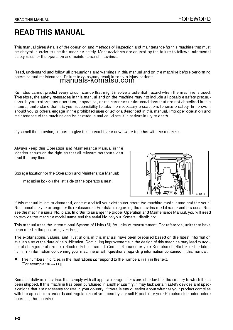 Protected: PC350LC-8(USA)-M0 S/N A33901-UP Operation manual (English)