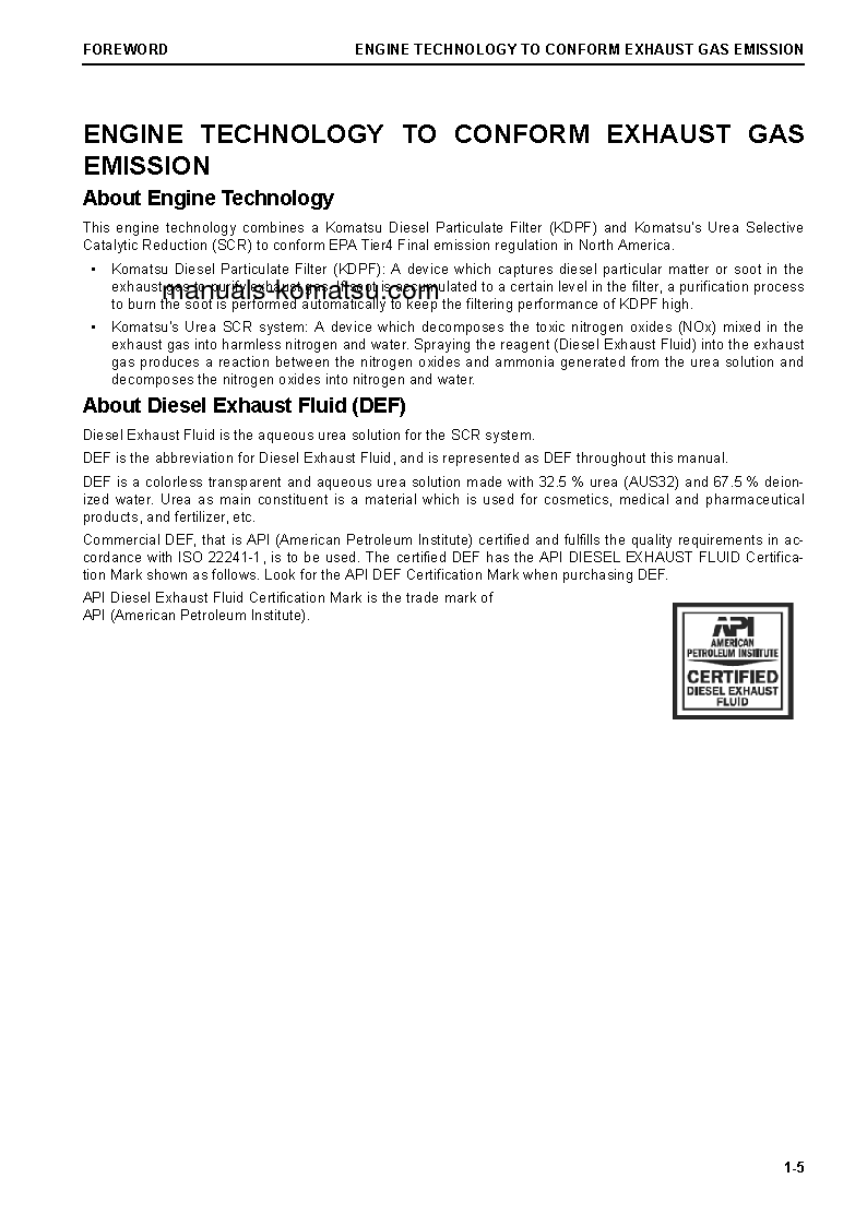 Protected: WA480-8(USA) S/N A48001-UP Operation manual (English)