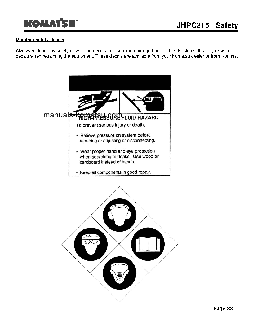 Protected: JHPC215(USA) S/N ALL Operation manual (English)