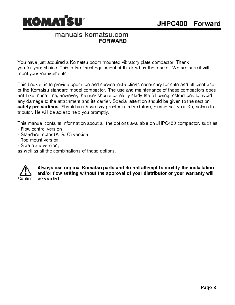 Protected: JHPC400(USA) S/N ALL Operation manual (English)