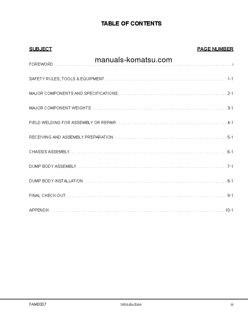 Protected: HD1500-5(USA) S/N A30039-AND UP Field assembly manual (English)