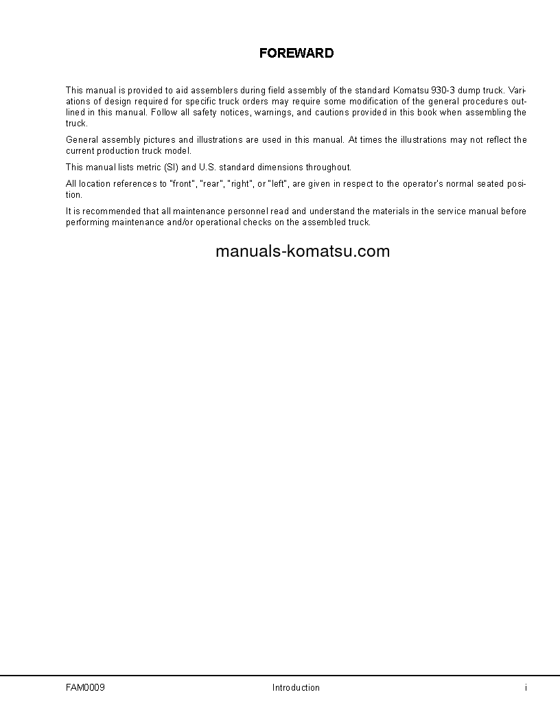 Protected: 930E-3(USA) S/N A30304-UP Field assembly manual (English)