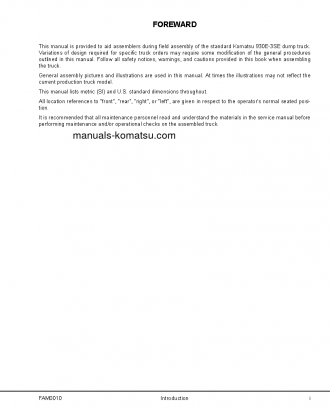 930E-3(USA)-SE S/N A30318-UP Field assembly manual (English)