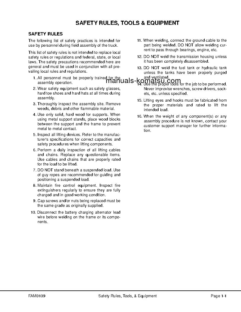 Protected: 730E(USA) S/N A30427-UP Field assembly manual (English)