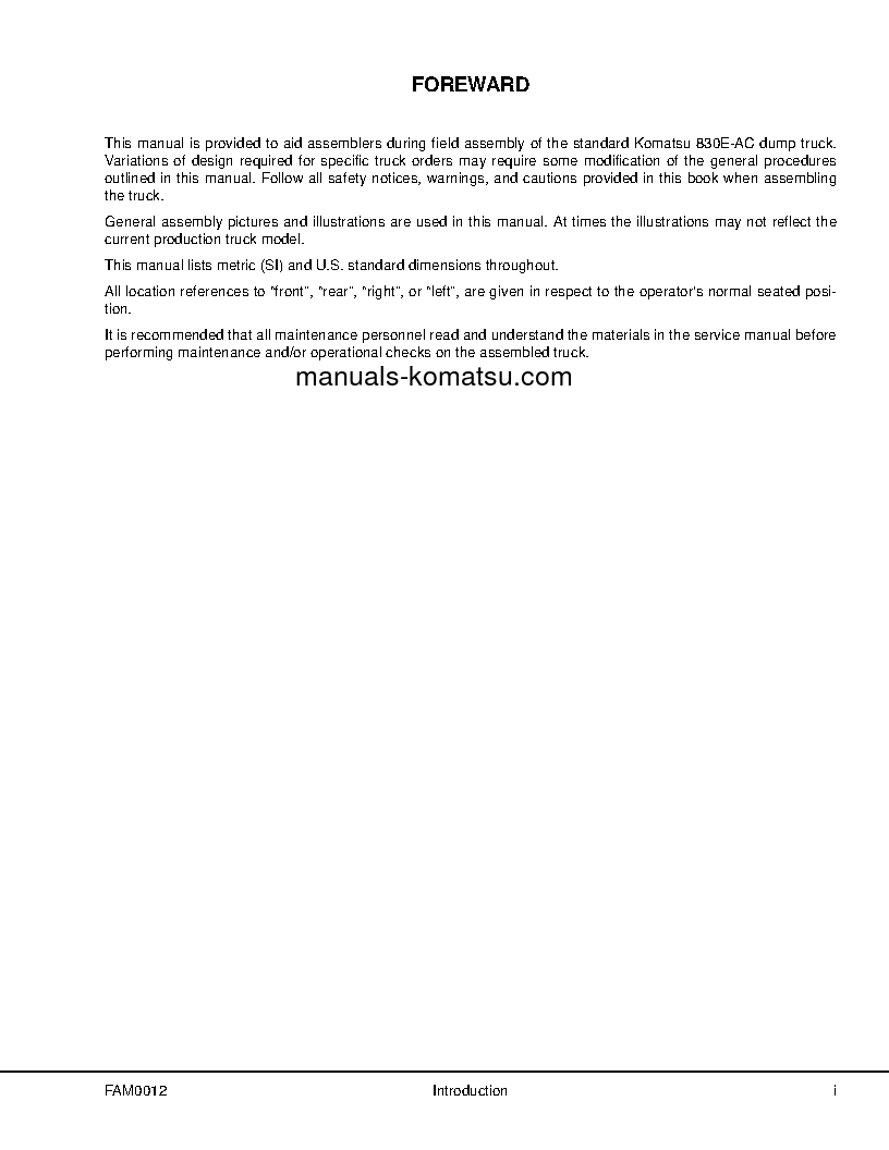 Protected: 830E-AC(USA) S/N A30043-A30108 Field assembly manual (English)