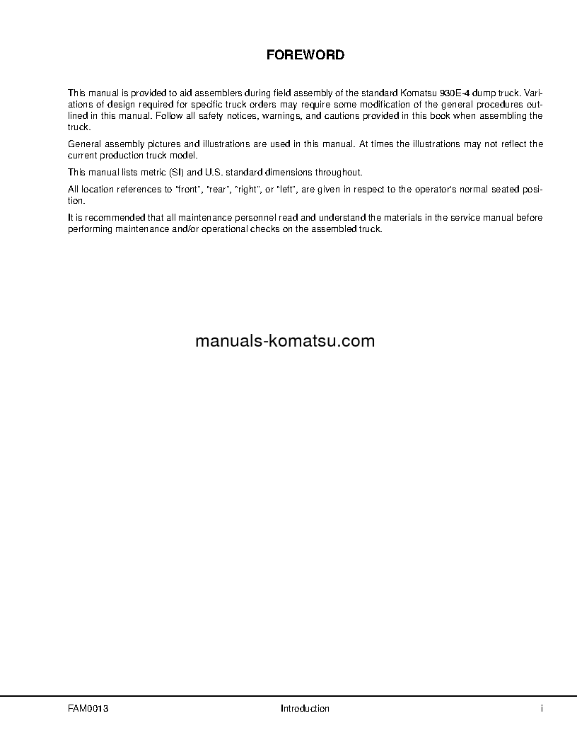 Protected: 930E-4(USA) S/N A30750-UP Field assembly manual (English)