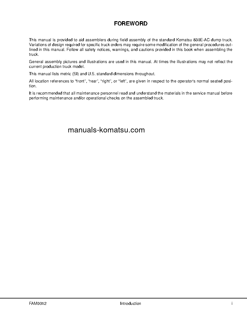 Protected: 830E-1(USA)-AC S/N A30240-A30261 Field assembly manual (English)