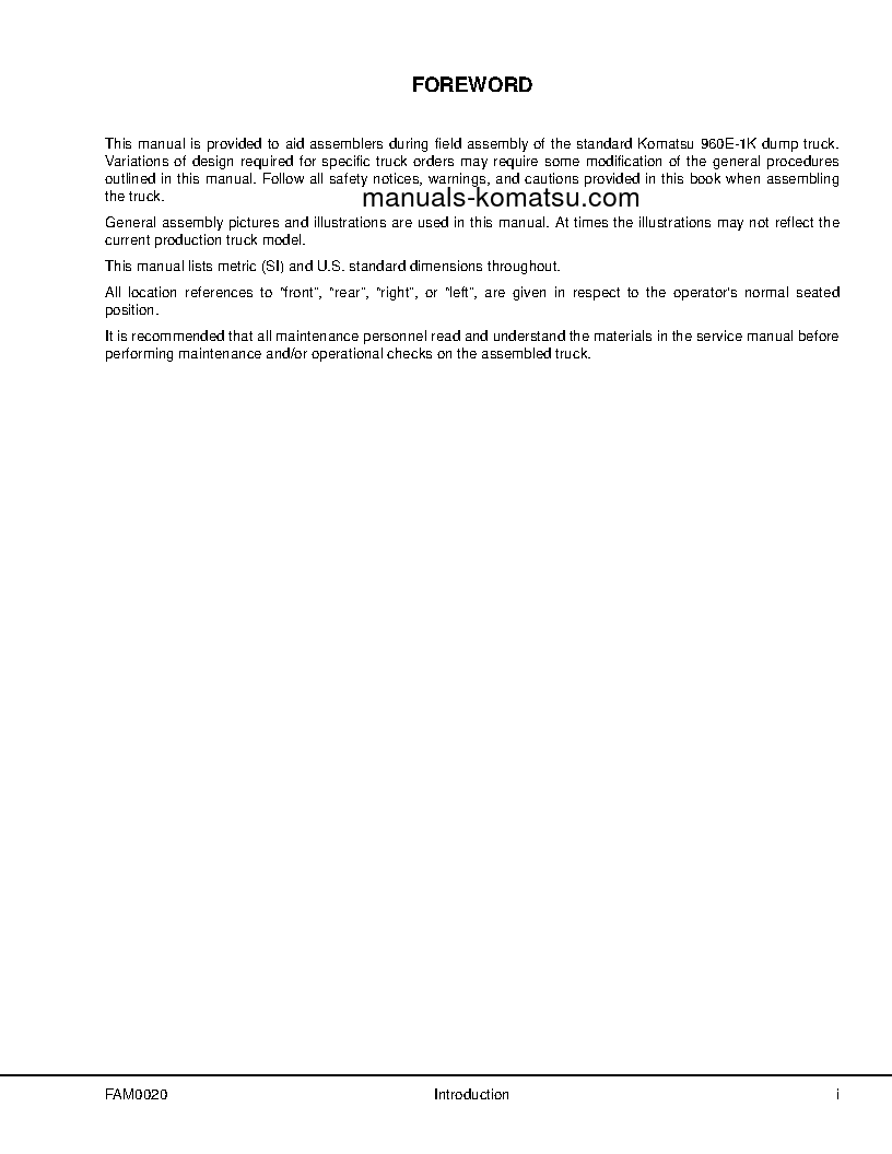 Protected: 960E-1(USA)-K S/N A50003-UP Field assembly manual (English)