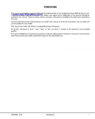 960E-2(USA)-K S/N A50011-UP Field assembly manual (English)