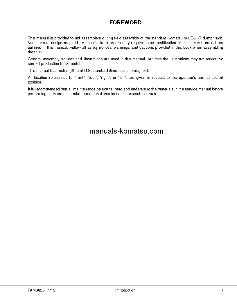 Protected: 960E-2(USA)-KT S/N A50089-UP Field assembly manual (English)